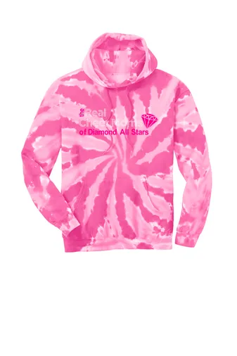 Tie-Dye Pullover Hooded Sweatshirt - Diamond Cheer