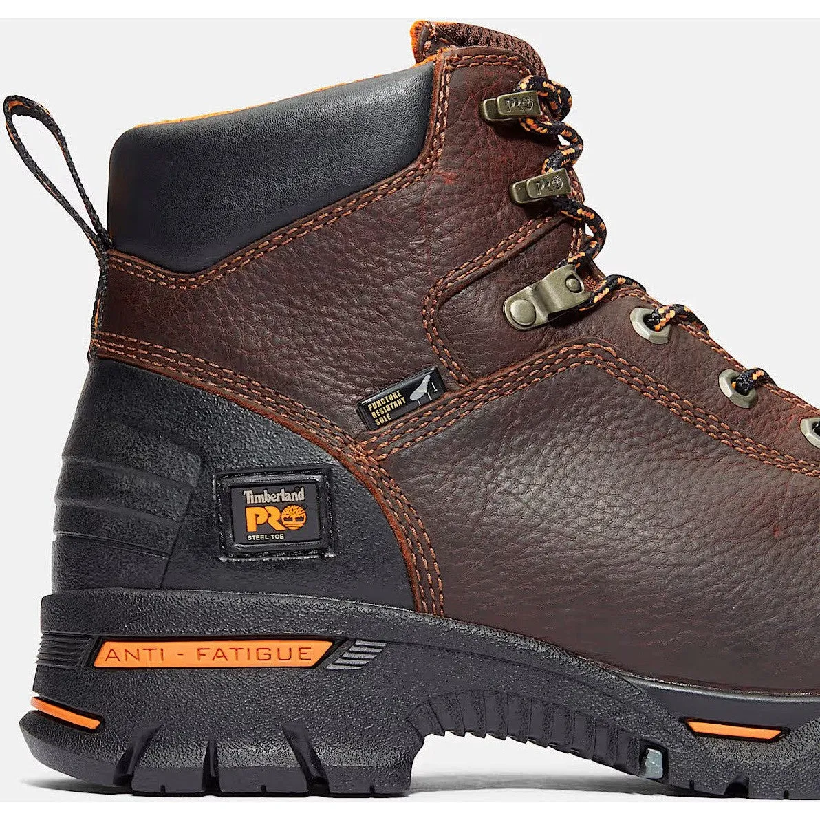 Timberland Pro Men's Endurance 6" Steel Toe Waterproof Work Boot- Brown- TB152562214