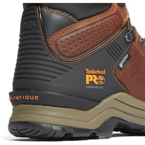 Timberland Pro Men's Hypercharge 6" Comp Toe WP Work Boot- Brown- TB1A1Q54214