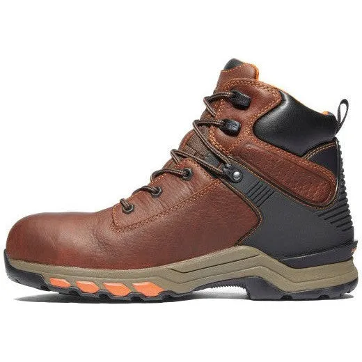 Timberland Pro Men's Hypercharge 6" Comp Toe WP Work Boot- Brown- TB1A1Q54214