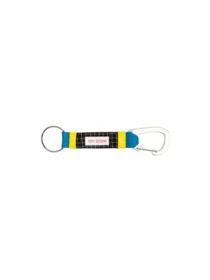 Topo Designs Subalpine Key Clip Blue Black Ripstop