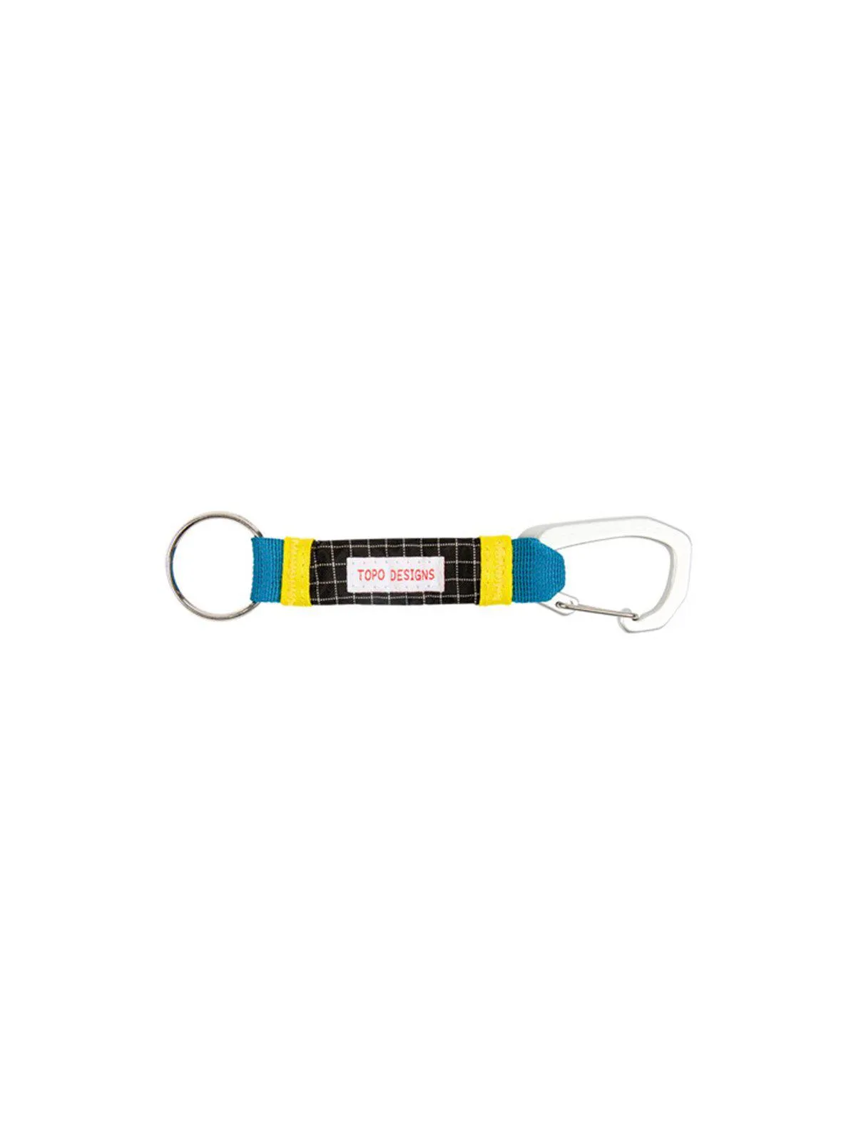 Topo Designs Subalpine Key Clip Blue Black Ripstop