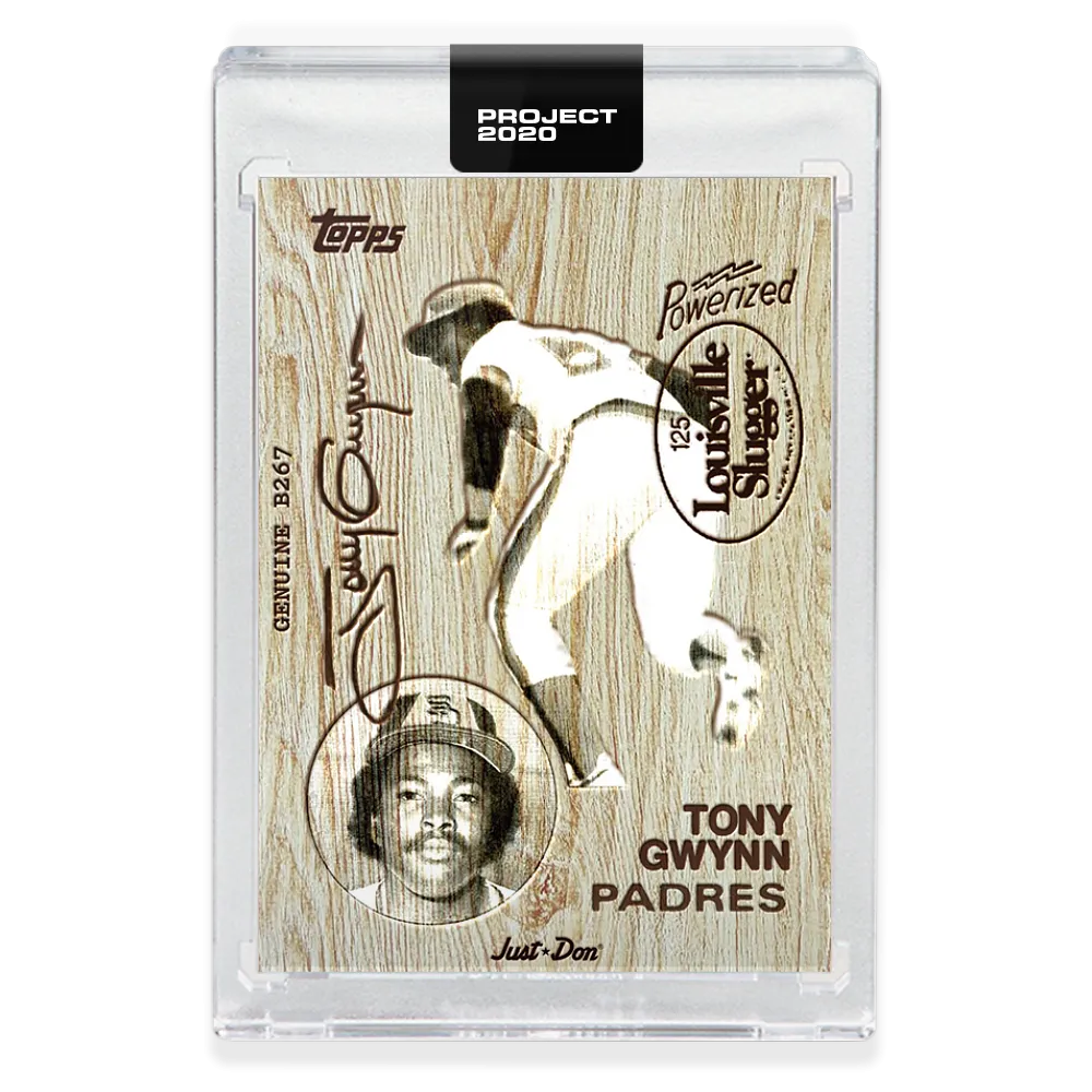 Topps PROJECT 2020 Card 180 - 1983 Tony Gwynn by Don C - Print Run: 4292