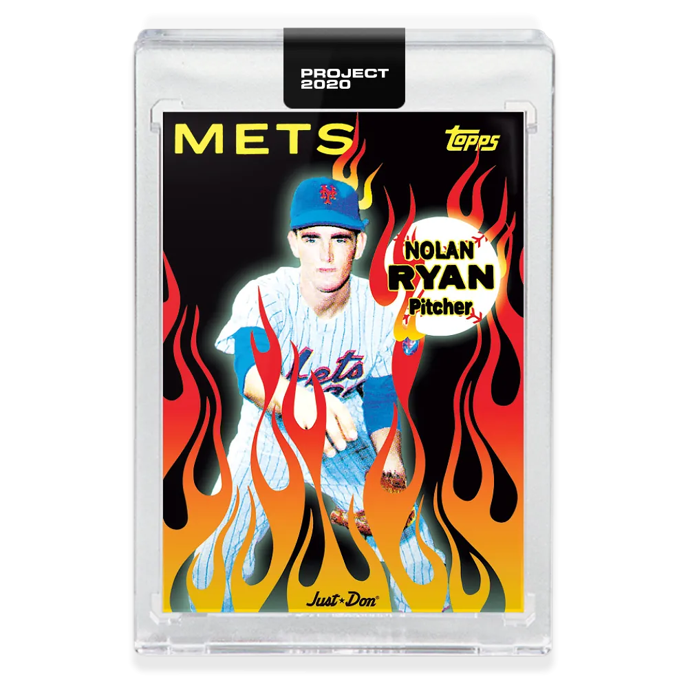 Topps PROJECT 2020 Card 301 - 1969 Nolan Ryan by Don C - Print Run: 2689