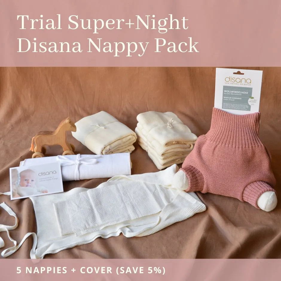 Trial Disana Nappy Pack Super  for Nights/Heavy Wetters (Save 5%)