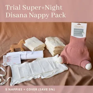 Trial Disana Nappy Pack Super  for Nights/Heavy Wetters (Save 5%)