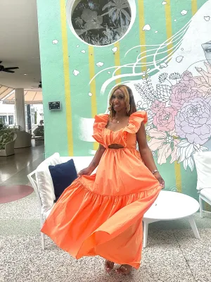 Tropical Maxi Dress