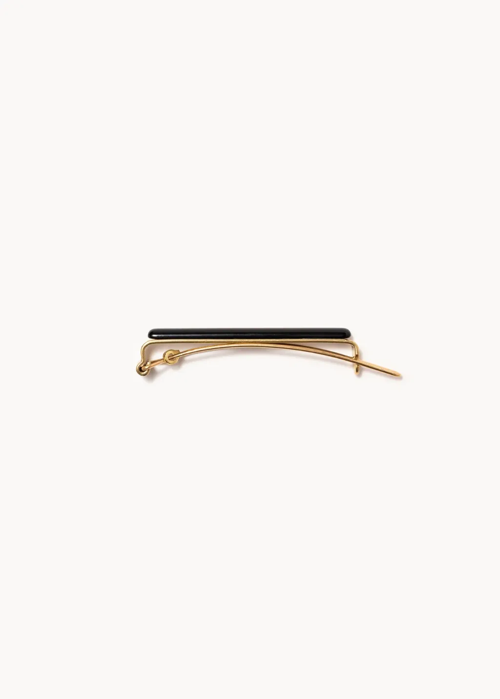 Undo Hairware Barretta in Jet Black