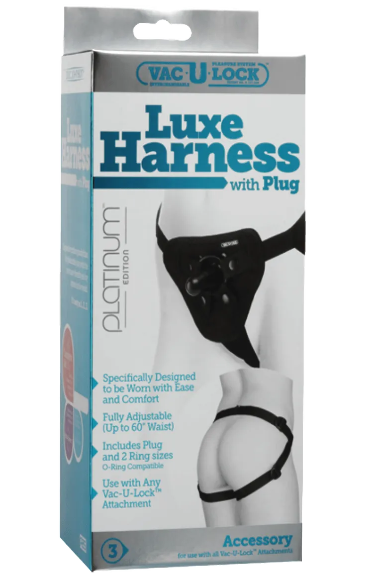 Vac-U-Lock Platinum Edition - Luxe Harness - Black