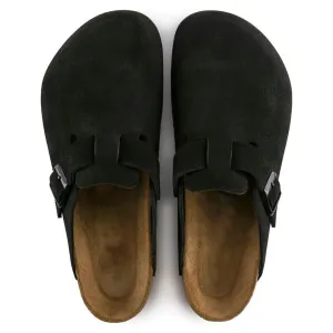 Venyamin Clogs | Suede Leather Slip-On Clogs with Soft Footbed