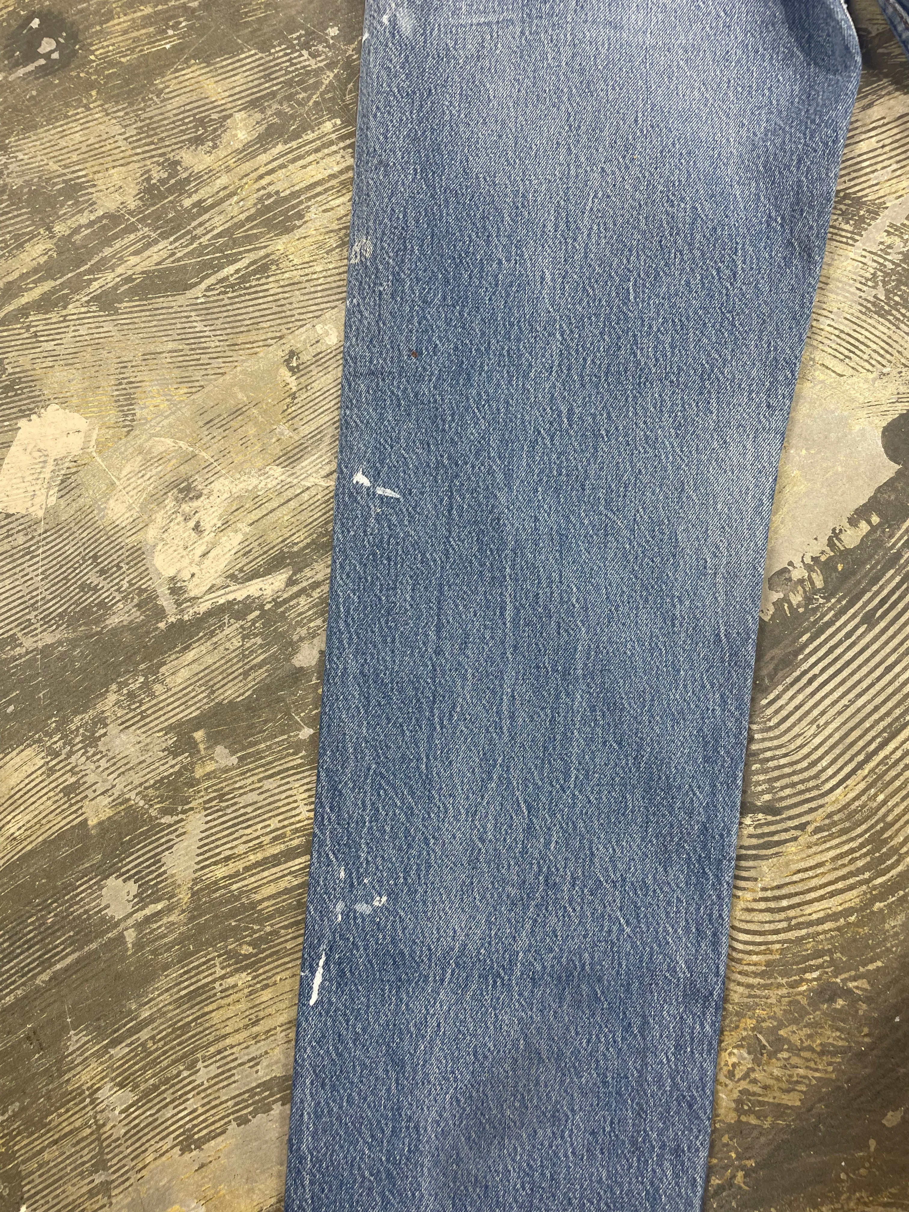 Vintage Levi 501 USA Premium Wash & Paint Denim Jeans (JYJ-0321)