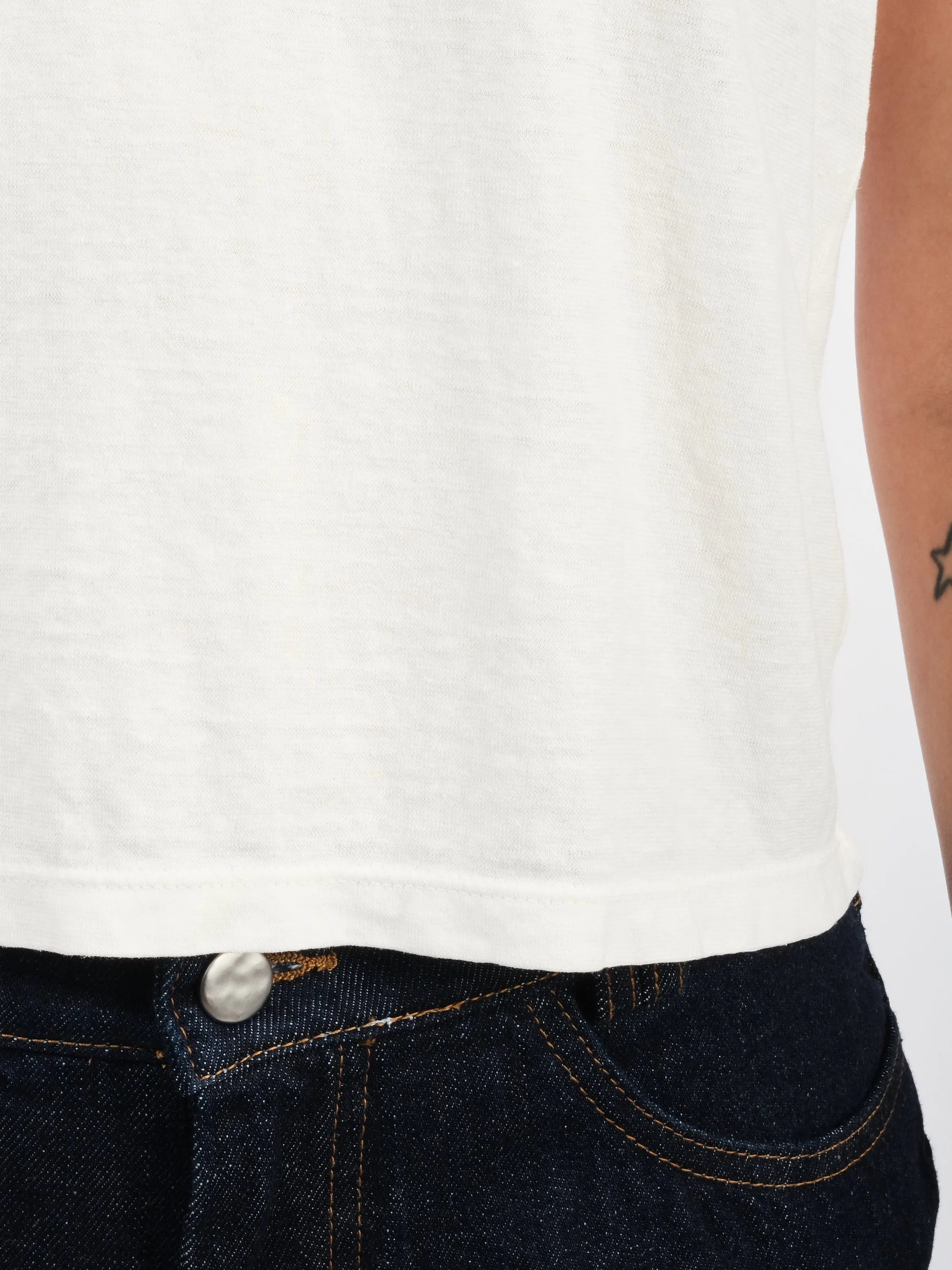Washed White Phoenix Muscle Tee