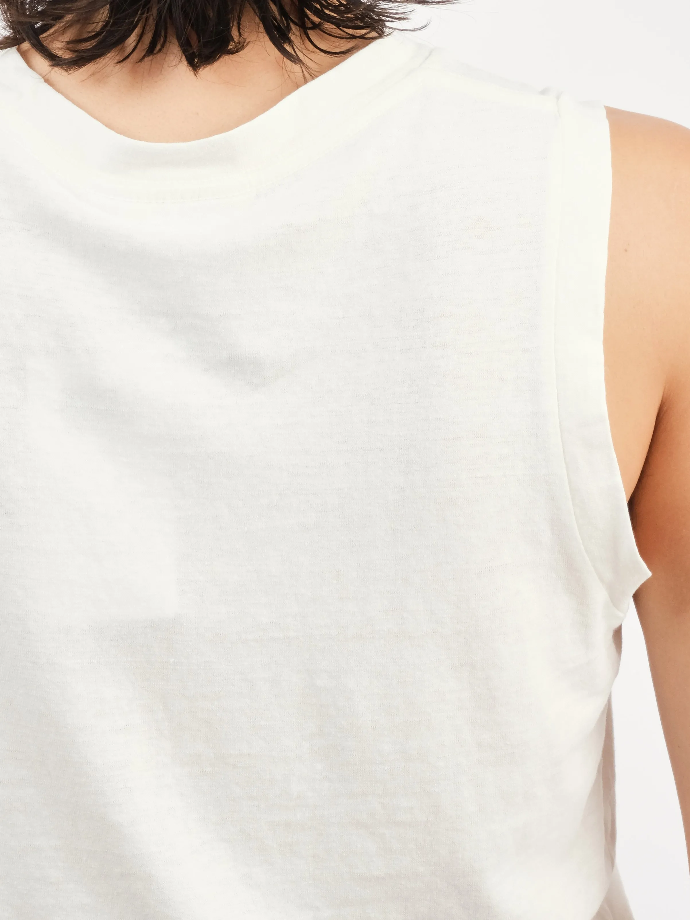 Washed White Phoenix Muscle Tee