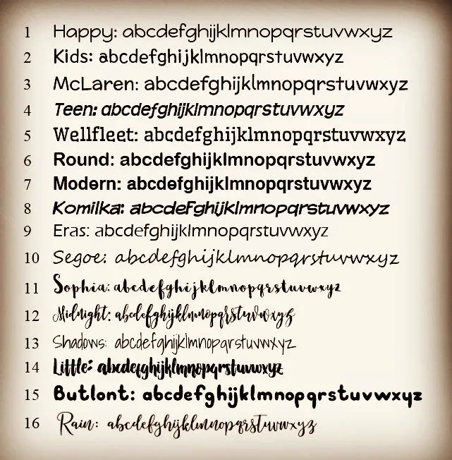 White Large Name Labels