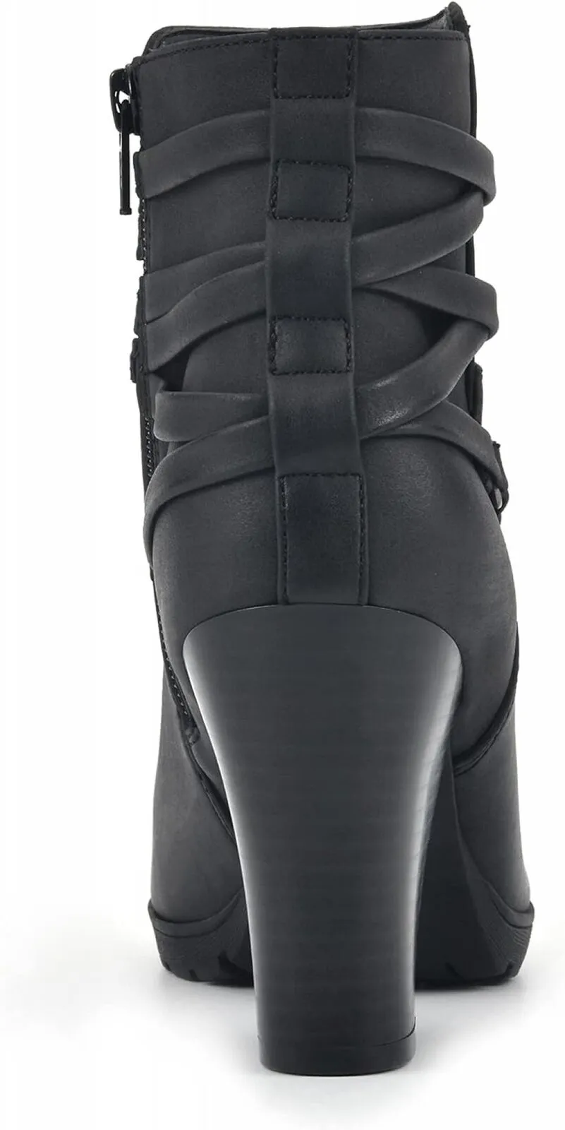 White Mountain Women's Spade Bootie Boots Black / Sueded / Smooth 10W