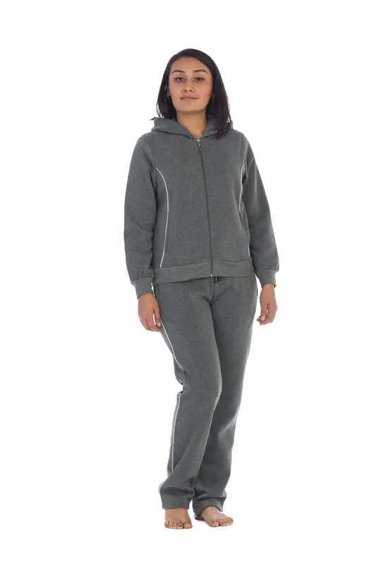 Women's 2 Piece Fleece Matching Tracksuit