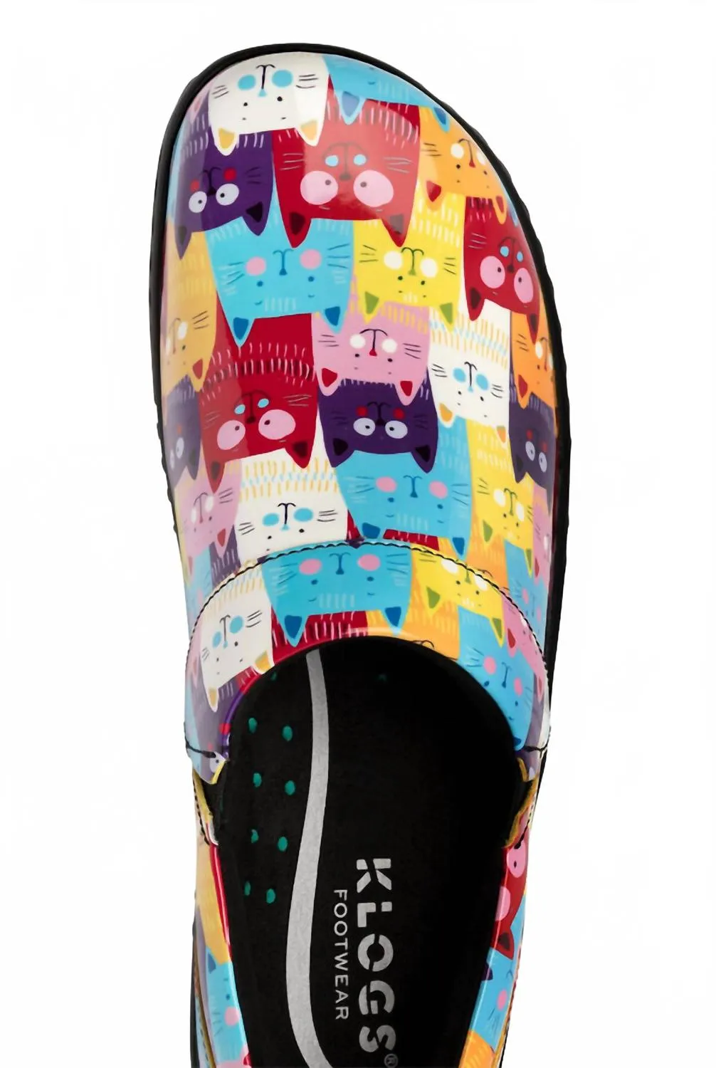 Women's Mission Clog In Amster Cats Patent