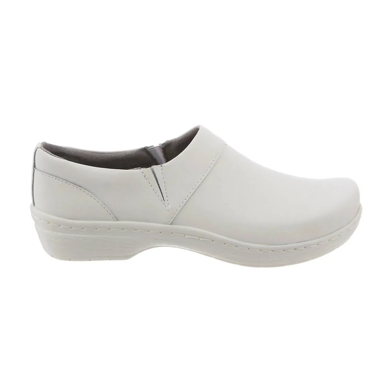 Women's Mission Clog In White Smooth