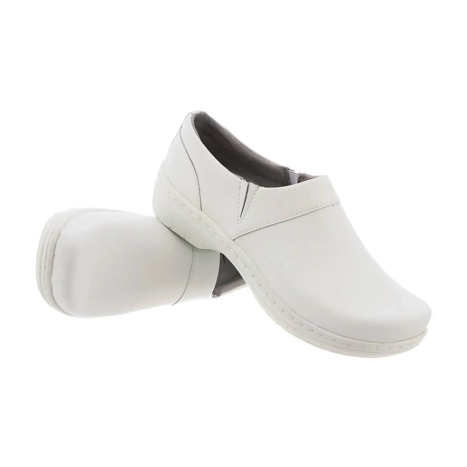 Women's Mission Clog In White Smooth