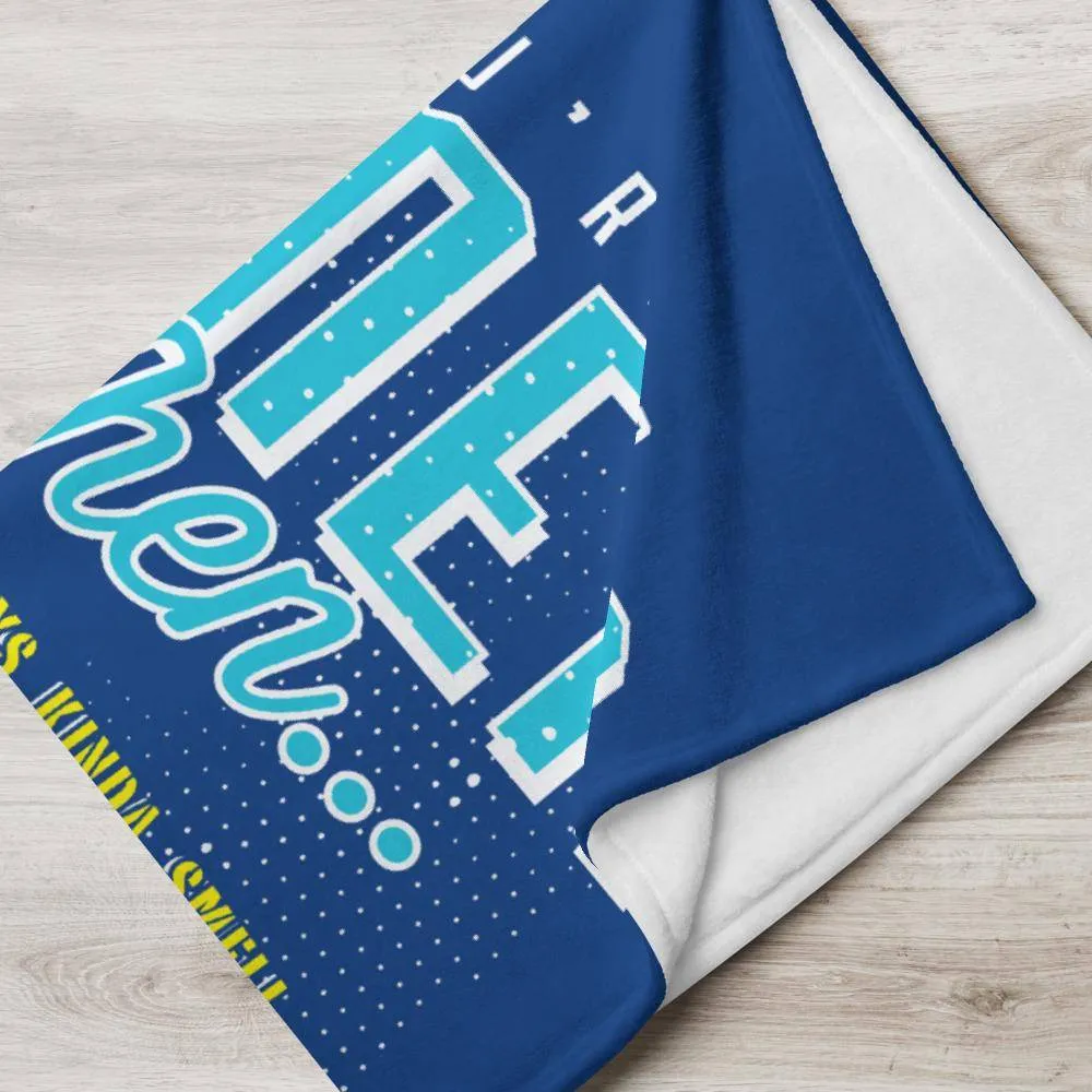 You Know You're A Swimmer 50 x 60 Throw Blanket