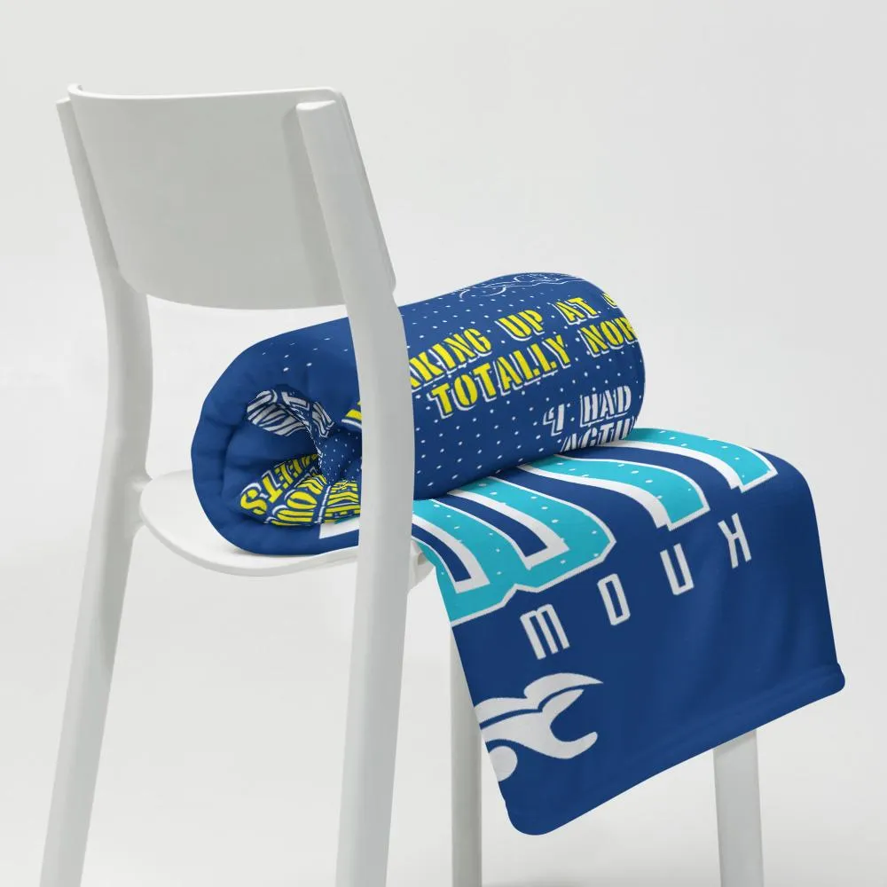 You Know You're A Swimmer 50 x 60 Throw Blanket