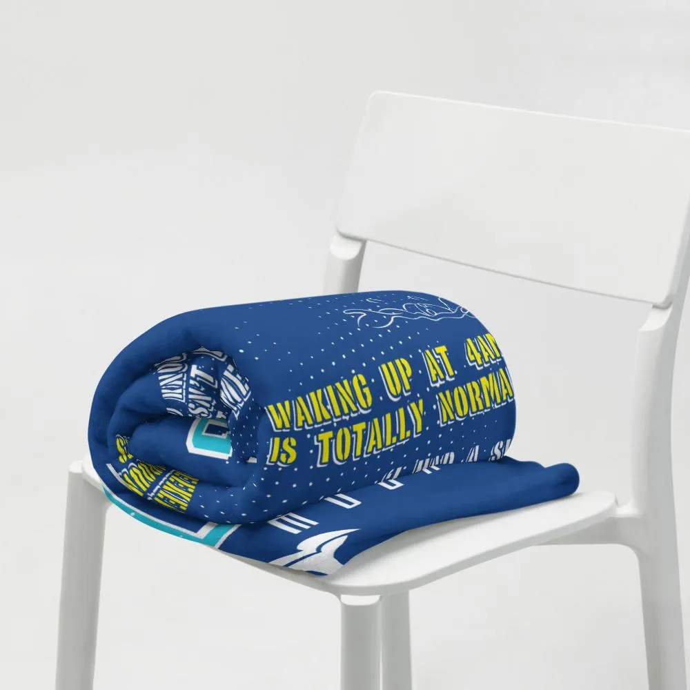 You Know You're A Swimmer 50 x 60 Throw Blanket