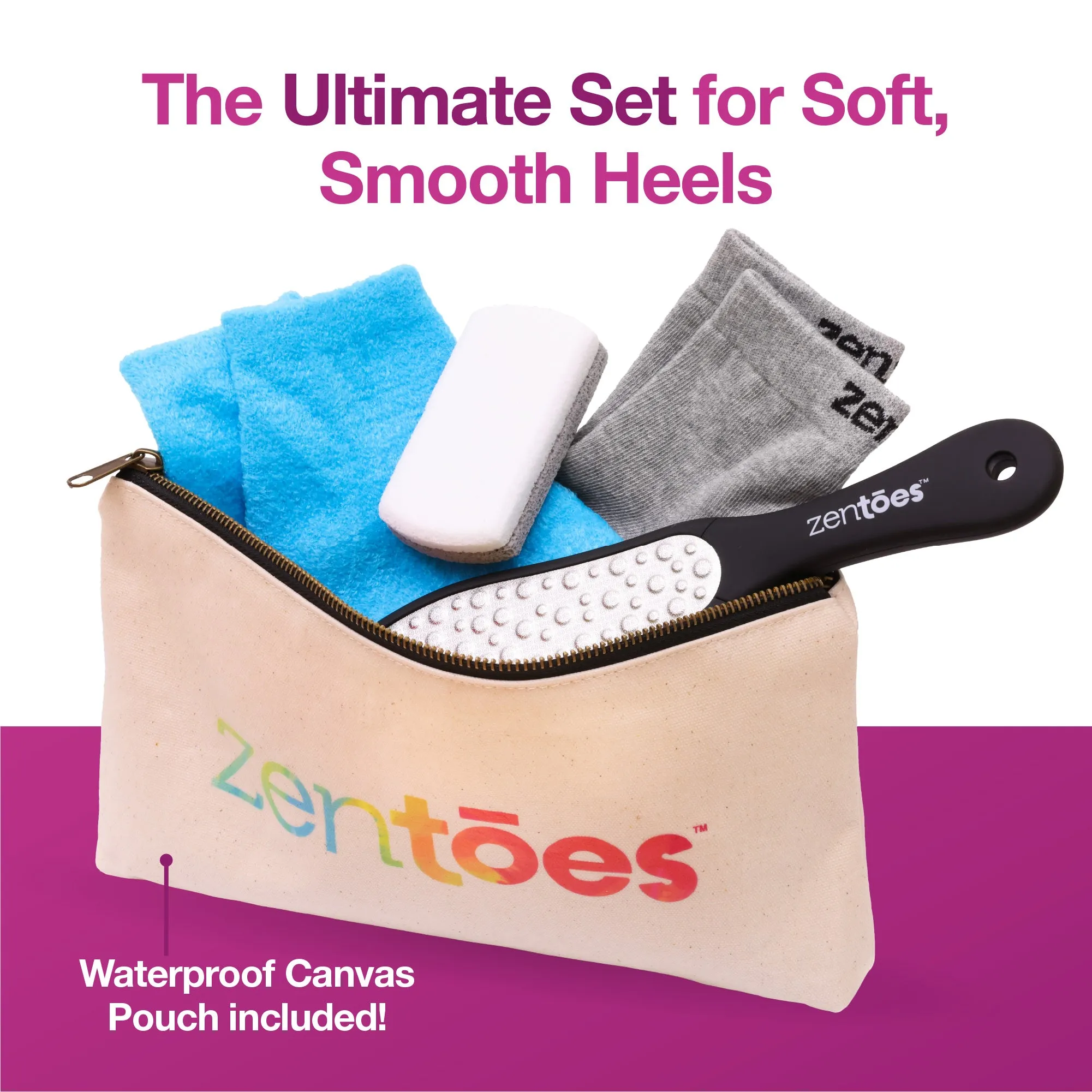 ZenToes Dry Heel Repair Kit