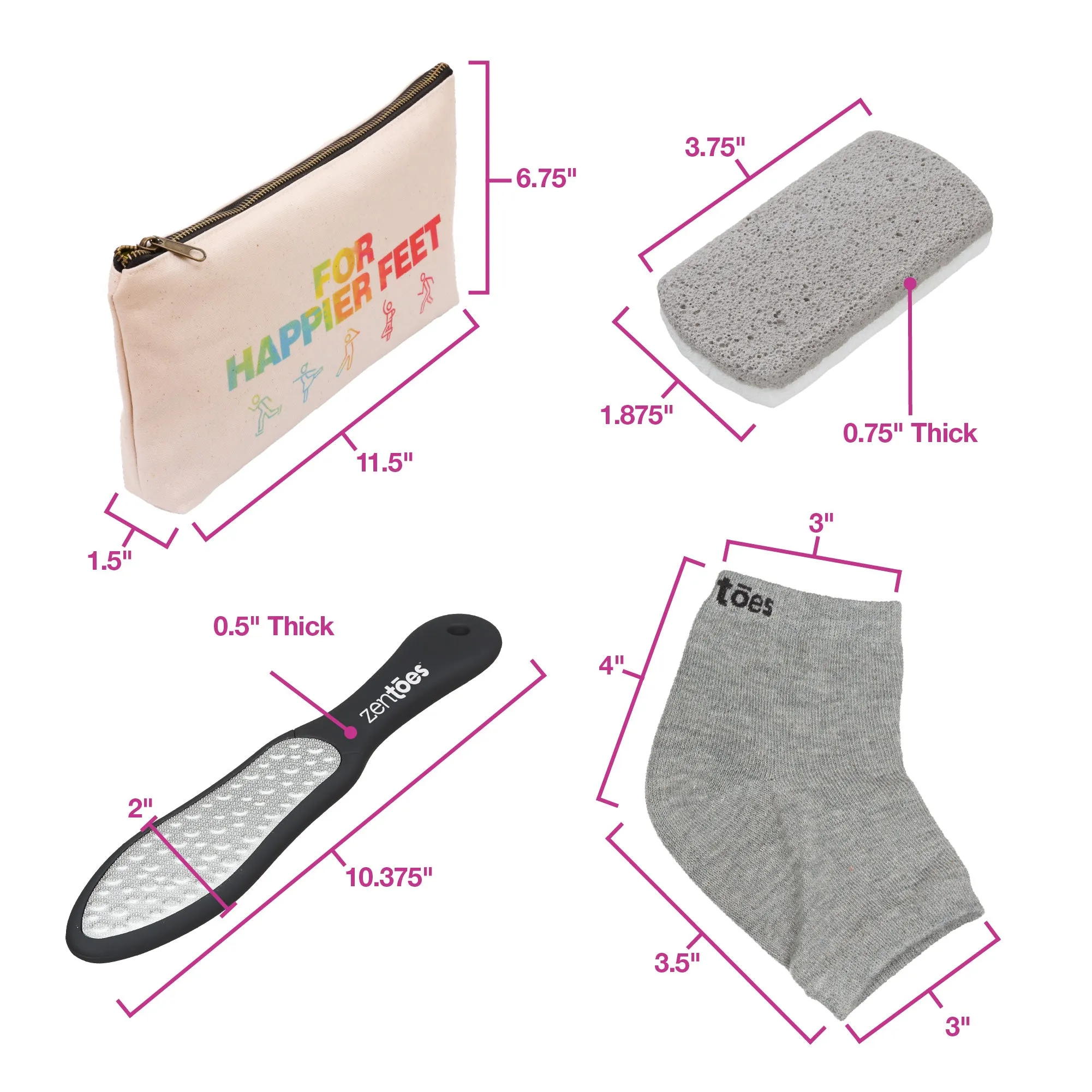 ZenToes Dry Heel Repair Kit